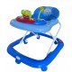 Baby Walker Anti-Fall Foldable with Game Board Blue