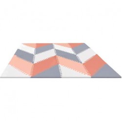 Skip Hop Playspot Geo Floor Tiles Grey & Peach