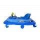 Baby Walker Anti-Fall Foldable with Game Board Blue